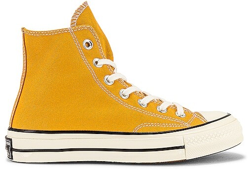 Converse Women's Yellow High Top Sneakers | ShopStyle