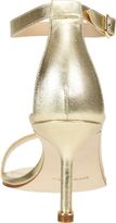 Thumbnail for your product : Manolo Blahnik Women's Chaos Ankle-Strap Sandals-Gold