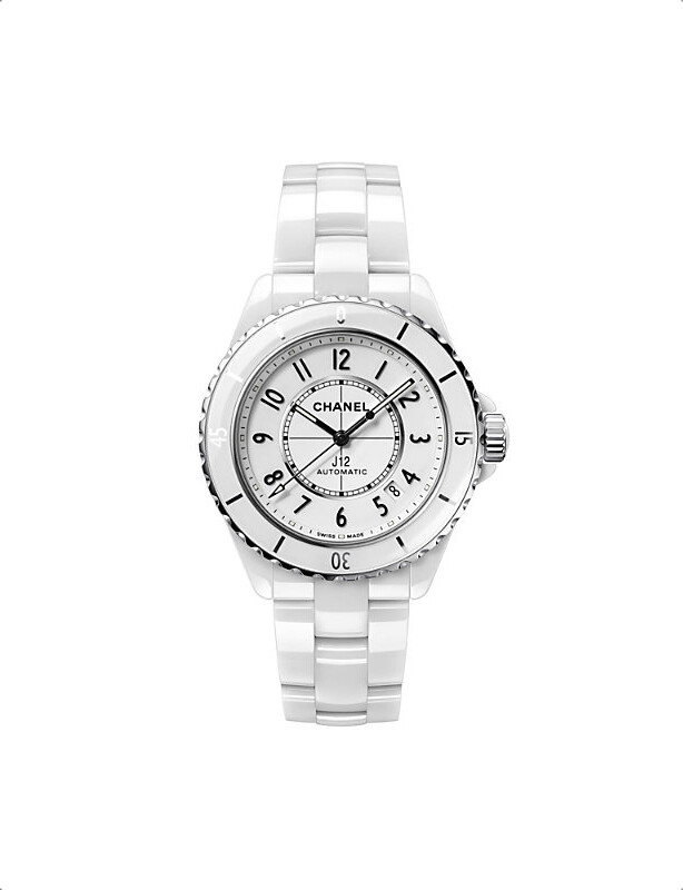 Chanel J12 White Dial Ceramic Women's Watch H5699