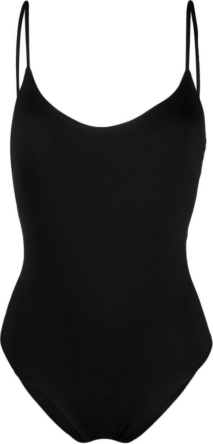 Fisico Sleeveless Scoop-Back One-Piece Swimsuit