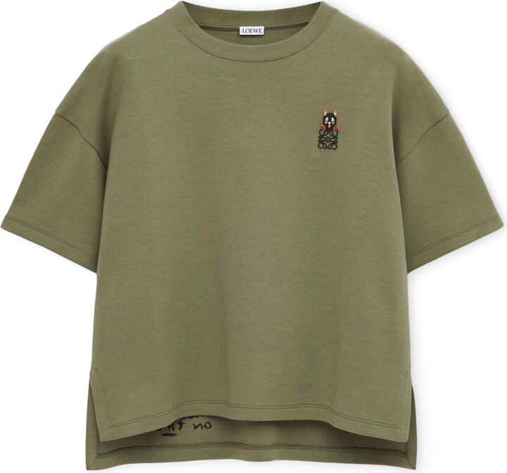 Loewe x Louis Wain Cotton-Blend Anagram T-Shirt