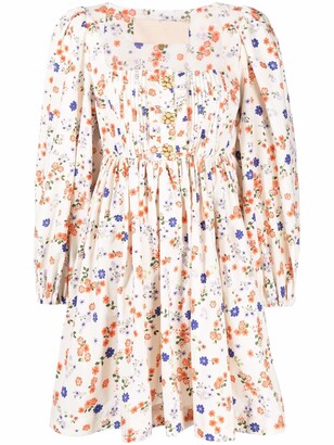 Maison Bohemique Floral-Print Shift Dress - ShopStyle