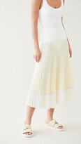 Thumbnail for your product : Proenza Schouler White Label Colorblock Pleated Crepe Skirt