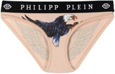 Thumbnail for your product : Philipp Plein Tattoo Print Cotton Brief