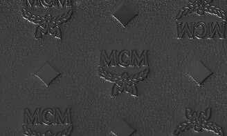 MCM Klara Monogram Leather Wallet on a Chain