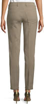 Thumbnail for your product : Akris Cuffed Straight-Leg Crepe Pants