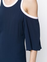 Thumbnail for your product : Marni Cold-Shoulder Midi Dress