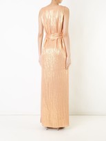 Thumbnail for your product : Paule Ka Woven Plunge Column Dress