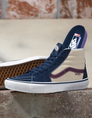blue vans gum bottom