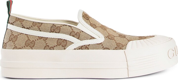 Sneakers Slip-On in Tela GG