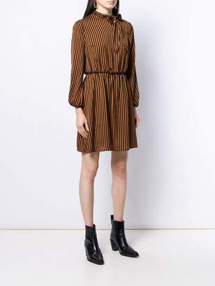 Liu Jo striped long sleeve dress