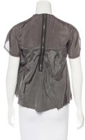 Thumbnail for your product : McQ Raw-Edge Lightweight Top
