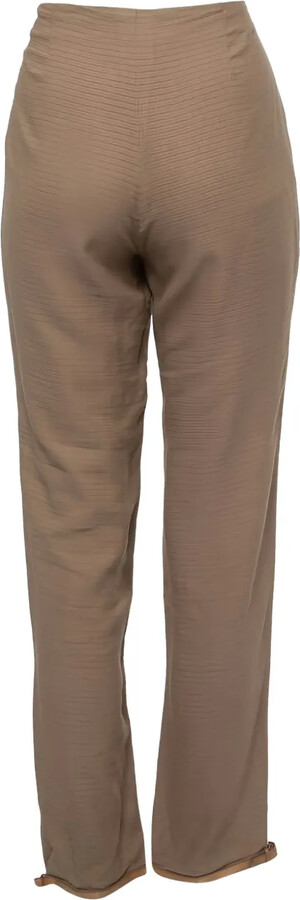Emporio Armani Pre-Owned Buckled-Hem Trousers