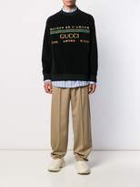 Thumbnail for your product : Gucci Maison De L'Amour velvet sweatshirt