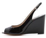 Thumbnail for your product : Michael Kors Collection Vikki Patent Slingback Wedges
