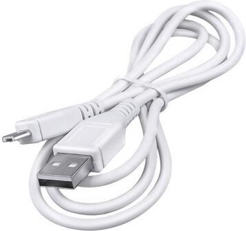 ABLEGRID 5ft White Micro USB Data Sync Cable Charging Cord Power Charger Lead for Motorola Verizon Droid Turbo GSM Smartphone Cell Phone XT1254