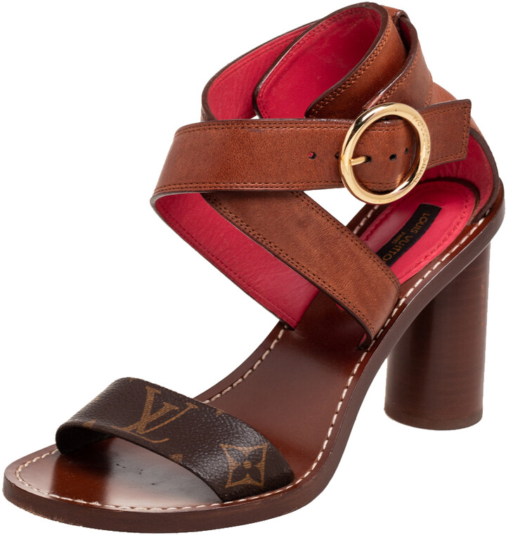 louis vuitton ankle sandals