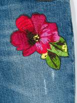 Thumbnail for your product : Dolce & Gabbana Flower Applique Jeans