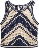Thumbnail for your product : Zimmermann Chintz Hand Crochet Tank Top