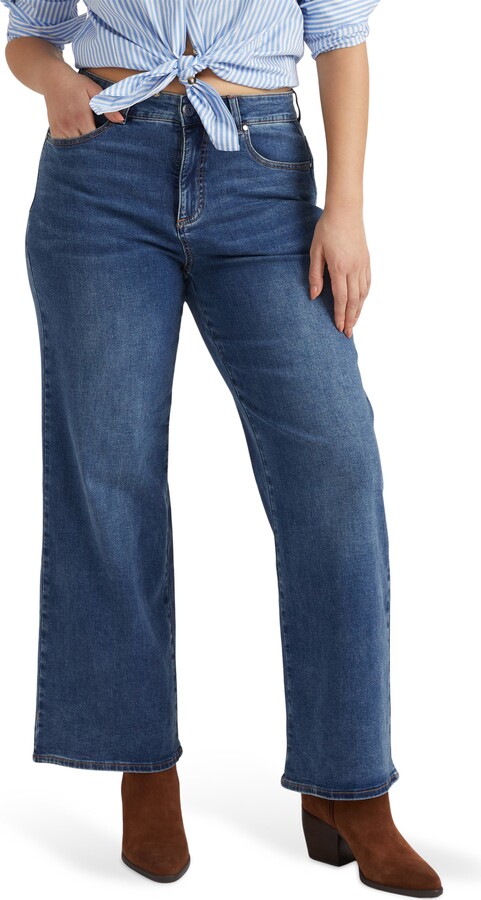 Universal Standard Roxy High Waist Relaxed Bootcut Jeans
