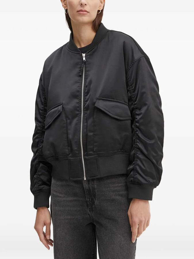 Levi's Gathered-Sleeve Bomber Jacket