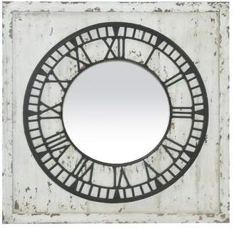 STERLING INDUSTRIES "Keeping Time" Distressed Mirror - White