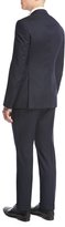 Thumbnail for your product : Armani Collezioni Tonal Box Check Two-Piece Suit, Navy