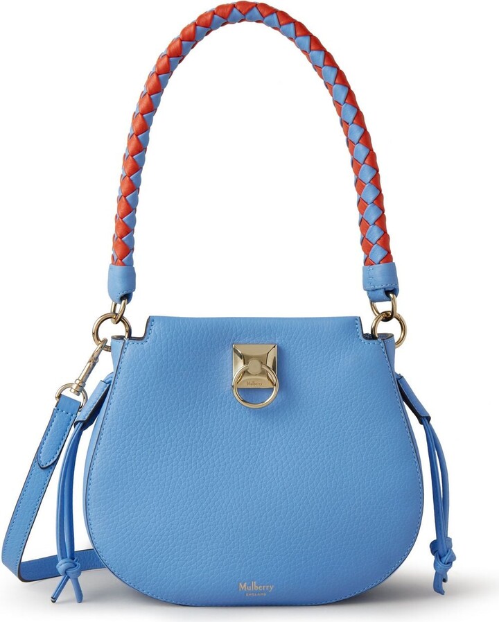 【MULBERRY】 IRIS HOBO BAG Mulberry Mini Iris Hobo Bag Heavy Grain Leather In Double