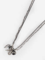 Thumbnail for your product : Goti SILVER MULTICHARM NECKLACE