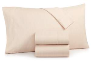 Hotel Collection Cotton 525-Thread Count 4-Pc. Yarn-Dyed Queen Sheet Set, Created for Macy's Bedding