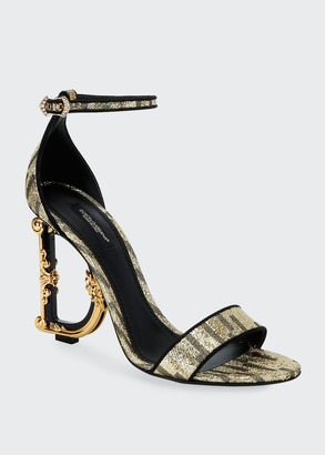 dolce and gabbana fall 213 gold heels
