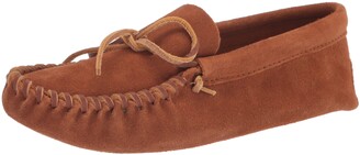 Minnetonka Men's 703 Leather Laced Softsole Moccasin