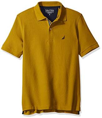 Nautica Men's Standard Classic Short Sleeve Solid Polo Shirt