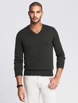 Thumbnail for your product : Banana Republic Silk/Linen Vee Pullover