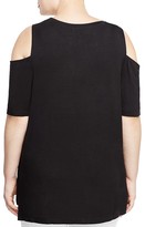 Thumbnail for your product : Love Scarlett Plus Cold-Shoulder Top