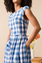 Thumbnail for your product : Emily And Fin Claudia Monaco Blue Plaid Dress