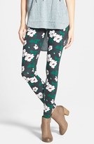 Thumbnail for your product : Threads for Thought Floral Print Organic Cotton Leggings (Juniors)