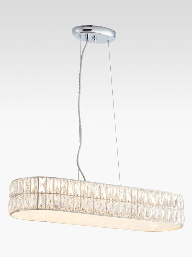 Bay Lighting Nina LED Crystal Bar Diffuser Ceiling Light, Clear ShopStyle
