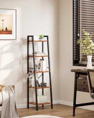 17 Stories Ladder ShelfNarrow Bookshelf