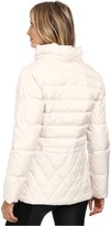 Thumbnail for your product : Larry Levine Short Hooded Down with Faux Leather Trim