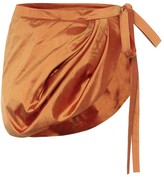 Thumbnail for your product : Y/Project Silk-shantung miniskirt