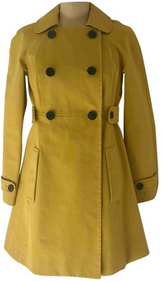 Paul Smith Yellow Cotton Trench Coat for Women