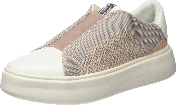 salmon coloured trainers