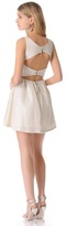 Thumbnail for your product : Alice + Olivia Boat Neck Open Back Dress