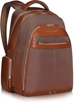 Piquadro Link - Multi-pocket Laptop Backpack