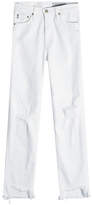 Thumbnail for your product : AG Jeans AG Jeans Cropped Jeans with Distressed Detail