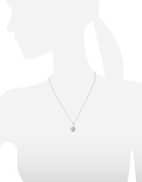 Thumbnail for your product : Forzieri 0.34 ctw Diamond Pave 18K White Gold Pendant Necklace