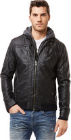 Thumbnail for your product : Buffalo David Bitton Hooded Faux-Leather Jacket