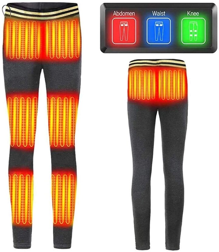 Sni Ecosides USB Heated Pants Heating Trousers for Woman Adjustable Electric Heated Pants One
