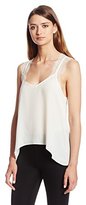 Thumbnail for your product : BCBGeneration Women's Lace Trim Tank